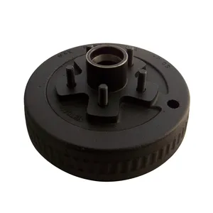 D545-Fin: 10" Drum, 5 Bolt, 4.5/4.75/5.0/5.5"BC, Race L44610/L68111, 3500 lb