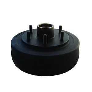 D655-10Flat: 10" Drum, 6 Bolt, 5.5"BC, Race L44610/L68111, 3500 lb