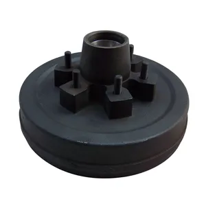 D655SW: 12" Drum, 6 Bolt, 5.5"BC, Race 15245/25520, 6000 lb